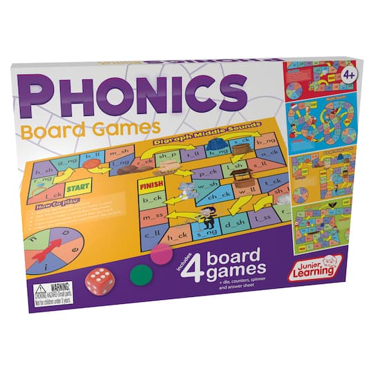 Junior Learning® Phonics Board Games